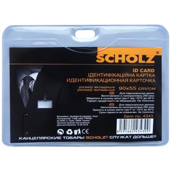 Scholz Horizontal ID Card 55x90mm - buy, prices for Auchan - photo 1