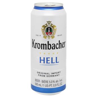 Пиво Krombacher Hell світле 5% 0,5л - купити, ціни на КОСМОС - фото 1
