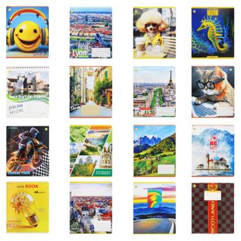 Tetrada Lined Notebook with Cardboard Cover 48 sheets - buy, prices for Torba - photo 1