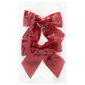 Набор бантов красных 2шт 15*15см - купить, цены на Таврия В - фото 1