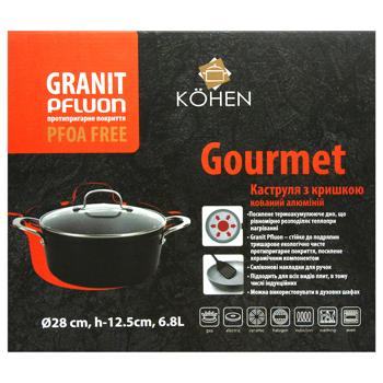 Kohen Gourmet Pan with Lid 6.8l - buy, prices for - photo 5