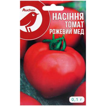 Семена Auchan Томат Розовый мед 0,1г - купить, цены на Auchan - фото 1