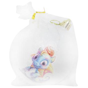 Куля ялинкова Символ року Блиск 8см - купити, ціни на - фото 2