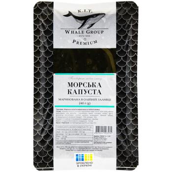 Салат К.И.Т. из морской капусты маринованный 240г