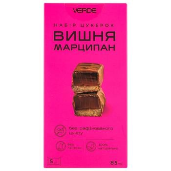 Цукерки Verde Вишня марципан 85г - купити, ціни на WINETIME - фото 1