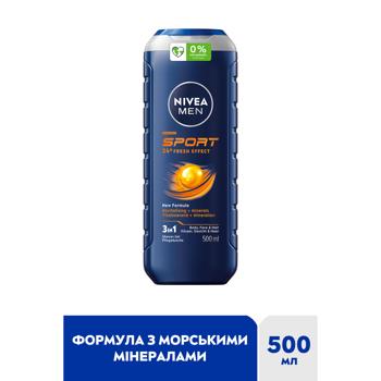 Гель для душа Nivea Men Sport 3в1 для тела, лица и волос 500мл - купить, цены на Таврия В - фото 2
