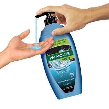 Гель-шампунь Palmolive Men Спорт Відновлюючий чоловічий 3в1 для тіла обличчя та волосся 750мл - купити, ціни на Auchan - фото 3