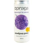 Комбуча Spraga чорниця та ожина 0,33л