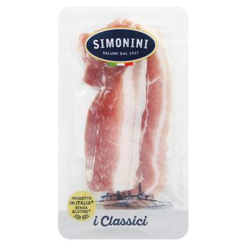 Simonini Sliced Raw Cured Pancetta 80g