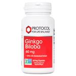 Protocol for Life Balance Ginkgo Biloba 60mg 60 capsules