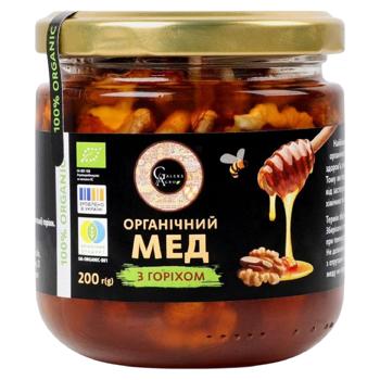 Мед з горіхом органічний 200г - купити, ціни на Grono - фото 1