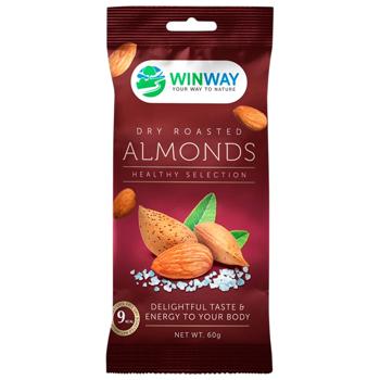 Миндаль Winway жареный соленый 60г - купить, цены на Эпицентр FOOD - фото 1