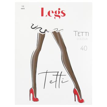 Колготки Legs Tetti Colour Sand жіночі 1/2р 40ден - купити, ціни на МегаМаркет - фото 1