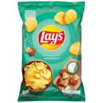 Чипсы Lay's картофельные со вкусом белых грибов со сметаной 120г