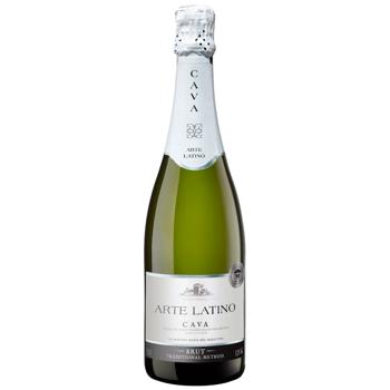 Arte Latino Cava Вrut White Dry Sparkling Wine 11.5% 0.75l - buy, prices for COSMOS - photo 1