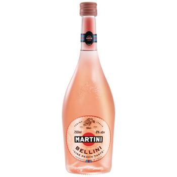 Martini Bellini Based on Wine Low-Carbonated Alcohol Drink 8% 0.75l - buy, prices for Ideal - photo 1