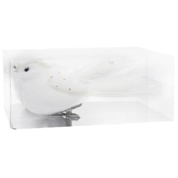 Набір пташок 2 шт, 15*9*6.2 см білі арт. JX24045 9245 И726 - купить, цены на КОСМОС - фото 1