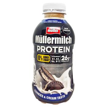 Напиток молочный Müller Protein Печенье со сливками 1,5% 400г