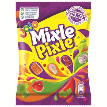 Цукерки Jojo Mixle Pixle желейні з фруктовими смаками 80г