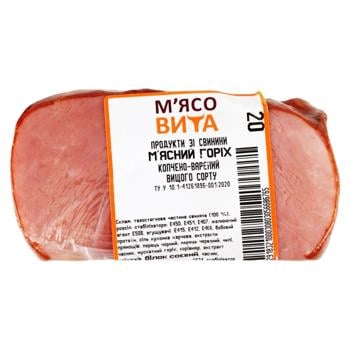 Мясний горіх М'ясоВита зі свинини копч.вар.в/с Вак ц/к - купить, цены на Grono - фото 1