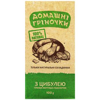 Domashni Hrinochky Crisps with Onions 100g - buy, prices for Auchan - photo 2