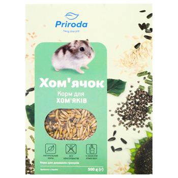 Корм Природа Хомячок для хомячков 500г - купить, цены на MasterZoo - фото 2