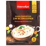 Каша пшенична Dobrodiya з м'ясом курки 40г