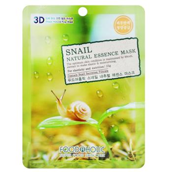 Foodaholic Natural Essence Snail Fabric Facial Mask 23ml