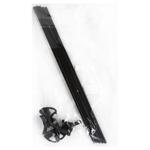 Палички чорні для надувних кульок з насадками 5шт