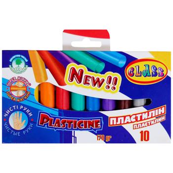 Class Clean Hands Plasticine 170g 10 colors