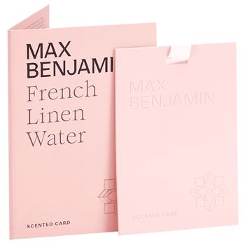 Max Benjamin French Linen Water Scented Card Air Freshener