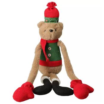 Bear with Hanging Arms New Year's Toy 16x9x54cm - buy, prices for COSMOS - photo 2