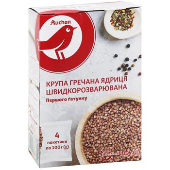Крупа гречневая Auchan ядрица 4шт*100г - купить, цены на - фото 3