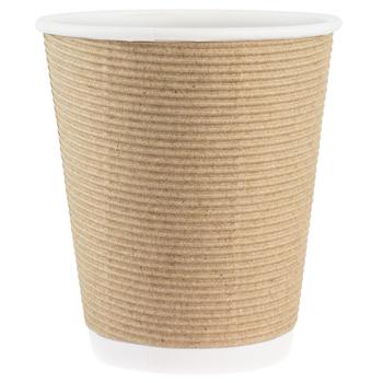 Alfa-Pak Kraft 2-ply Paper Cups 180ml 20pcs - buy, prices for METRO - photo 2