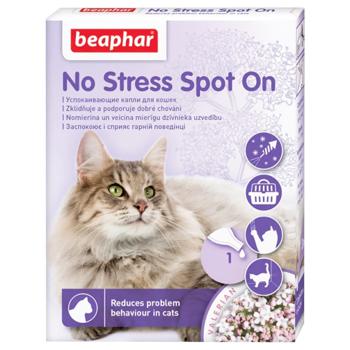 Краплі на холку для котів Beaphar No Stress Spot On для зняття стресу 1 піпетка - купити, ціни на MasterZoo - фото 1