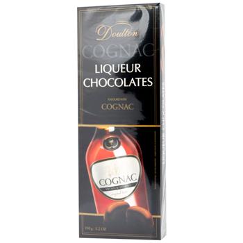 Конфеты Doulton Piasten шоколадные с коньяком courvoisier 150г - купить, цены на WINETIME - фото 1