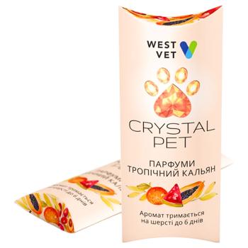 Парфуми для собак та котів West Vet Crystal Pet 5 мл - тропічний кальян - купить, цены на MasterZoo - фото 1