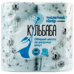 Kulbaba Toilet Paper 1-ply 4pcs