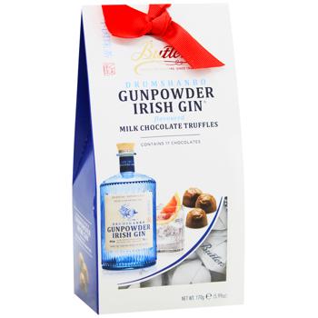 Конфеты Butlers Drumshanbo Gunpowder Irish Gin Трюфели с молочным шоколадом 170г - купить, цены на - фото 2