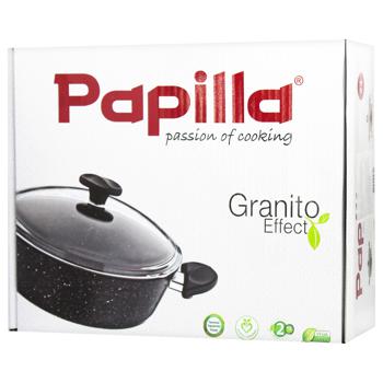 Papilla Granite Effect Aluminum Pan with Lid 24cm - buy, prices for - photo 1