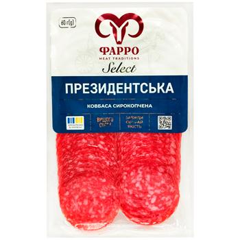 Farro Presidential Sliced Raw Smoked Sausage High Grade 80g