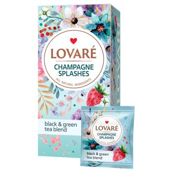 Lovare Champagne Splashes Black and Green Tea 2g*24pcs - buy, prices for Chudo Market - photo 2