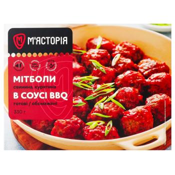 Мітболи М'ясторія 330г в соусі BBQ к/у - купить, цены на - фото 3