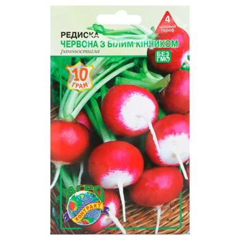 Agrokontrakt Red Radish with White Tip Seeds 10g - buy, prices for - photo 1