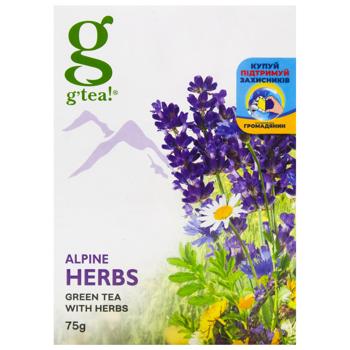 Чай зеленый G`tea! Alpine Herbs 75г - купить, цены на Восторг - фото 3