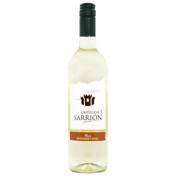 Vinos & Bodegas Castillo de Sarrion Semi-Sweet White Wine 11% 0.75l - buy, prices for MegaMarket - photo 1