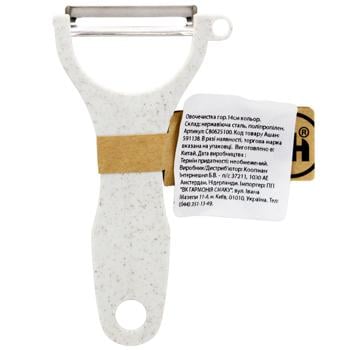 Овощечистка Excellent Houseware 14см в ассортименте - купить, цены на - фото 3