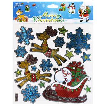Angel Gifts Christmas Window Stickers in Assortment - buy, prices for MegaMarket - photo 7