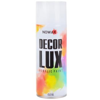 Фарба Nowax Decor Lux 450 мл білий глянцевий