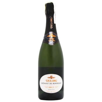 Dulong Cremant De Bordeaux Brut Dry White Sparkling Wine 11.5% 0.75l